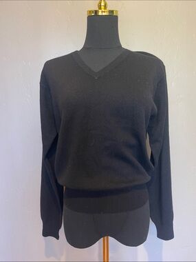 Greyland 100% Cashmere Pullover Sweater - Black Women's Size S NWT